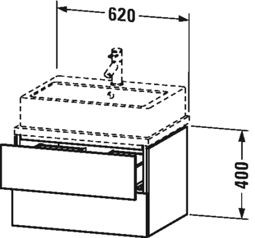 Slika od L-Cube Vanity unit for console