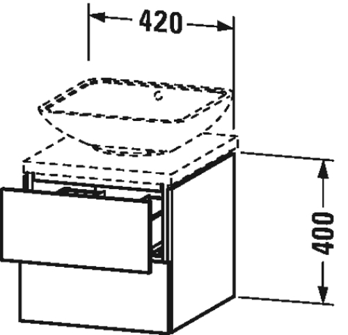 Slika od L-Cube Vanity unit for console