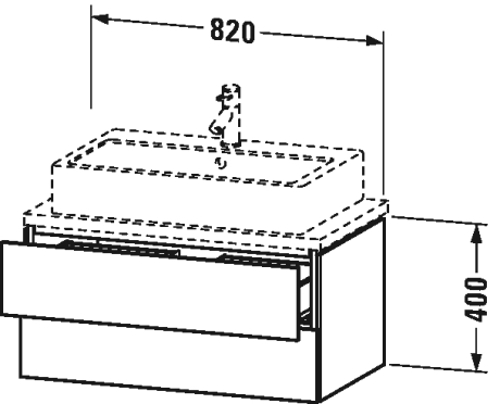 Slika od L-Cube Vanity unit for console