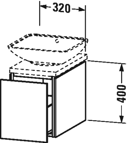 Slika od L-Cube Vanity unit for console