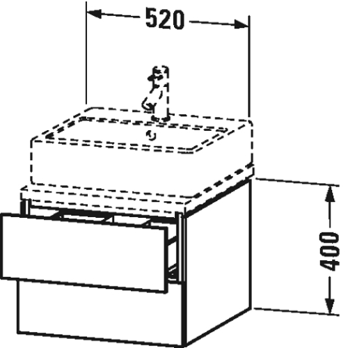 Slika od L-Cube Vanity unit for console