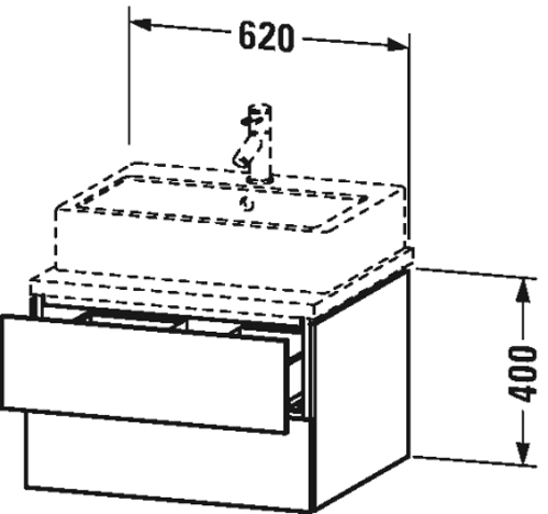 Slika od L-Cube Vanity unit for console