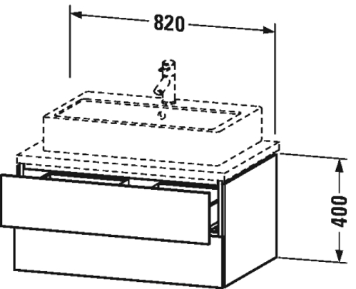 Slika od L-Cube Vanity unit for console