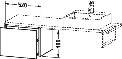 Slika od L-Cube Low cabinet for console