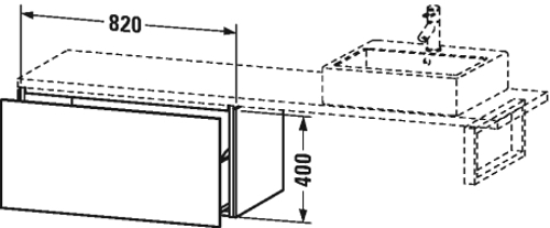 Slika od L-Cube Low cabinet for console