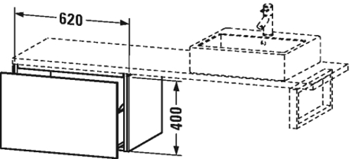 Slika od L-Cube Low cabinet for console