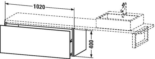 Slika od L-Cube Low cabinet for console
