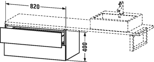 Slika od L-Cube Low cabinet for console