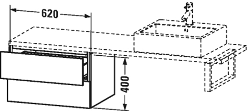 Slika od L-Cube Low cabinet for console