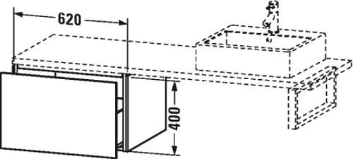 Slika od L-Cube Low cabinet for console