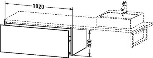 Slika od L-Cube Low cabinet for console