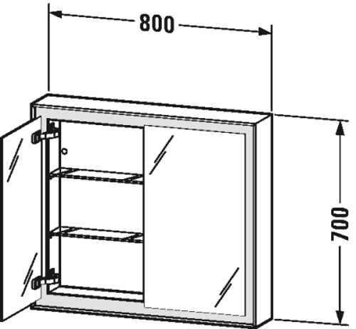 Slika od L-Cube Mirror cabinet