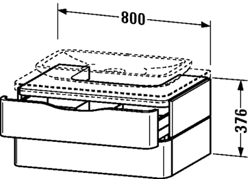 Slika od PuraVida Vanity unit for console