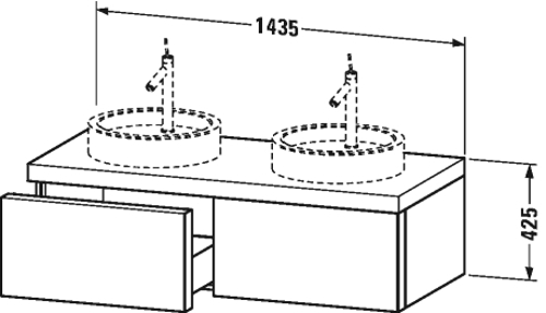 Slika od Starck furniture Vanity unit wall-mounted