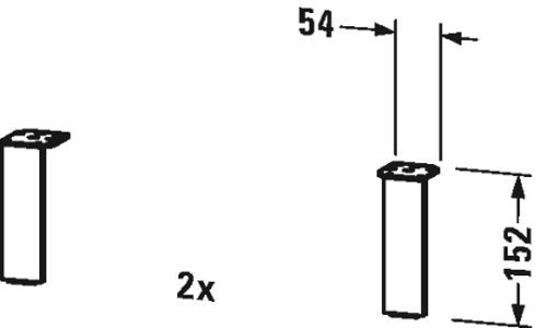 Slika od Plinth leg