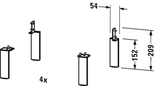 Slika od Plinth leg