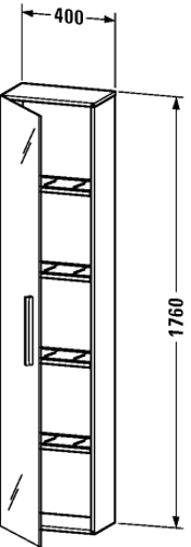 Slika od Vero Tall cabinet