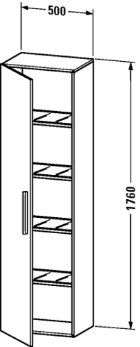 Slika od Vero Tall cabinet