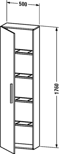 Slika od Vero Tall cabinet