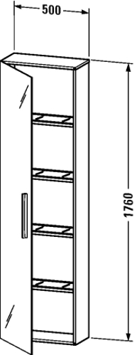 Slika od Vero Tall cabinet