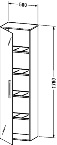 Slika od Vero Tall cabinet