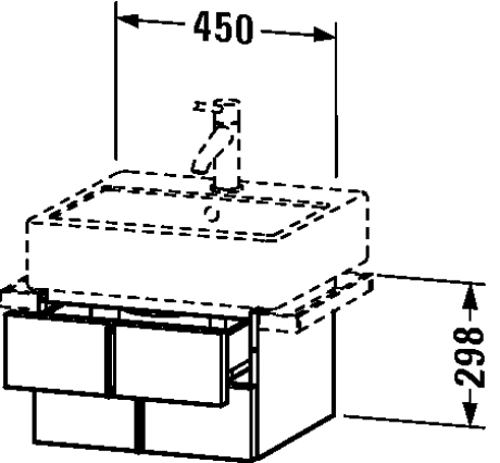 Slika od Vero Vanity unit wall-mounted