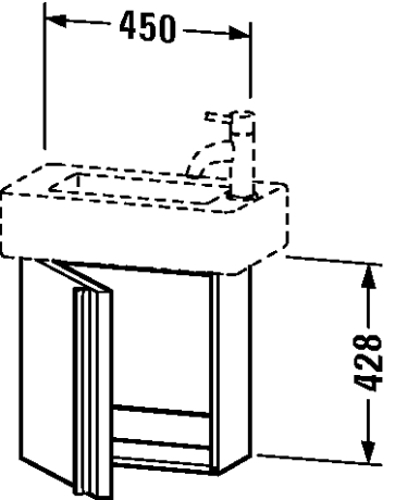 Slika od Vero Vanity unit wall-mounted