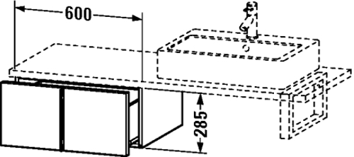 Slika od Vero Low cabinet for console