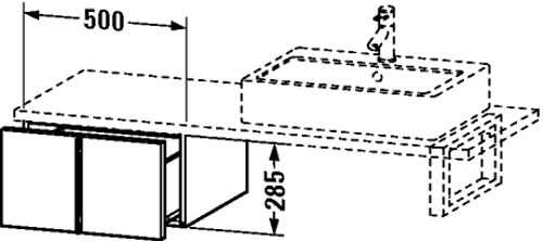 Slika od Vero Low cabinet for console