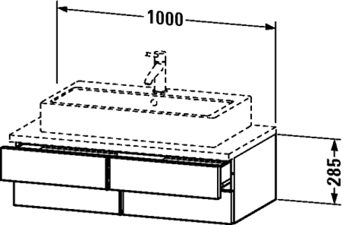 Slika od Vero Vanity unit for console