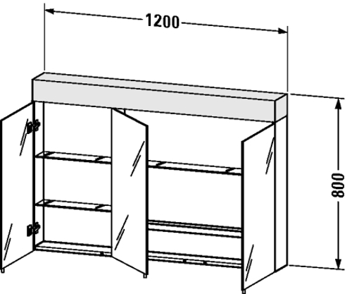 Slika od Vero Mirror cabinet