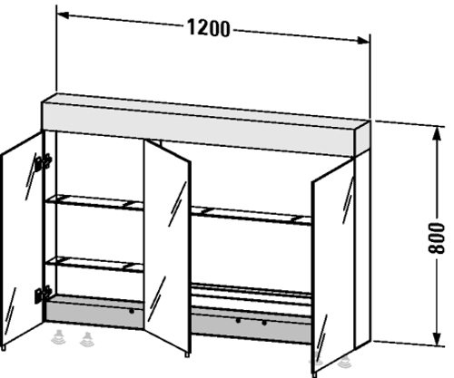 Slika od Vero Mirror cabinet