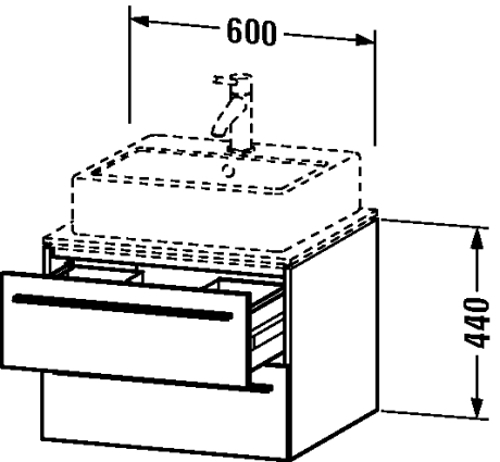 Slika od X-Large Vanity unit for console