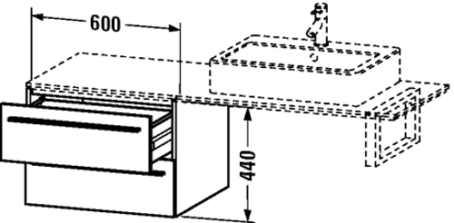 Slika od X-Large Low cabinet for console