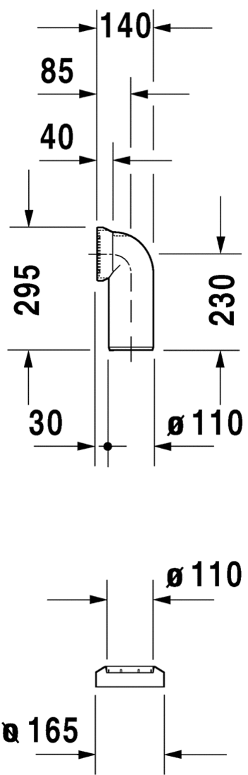 Slika od Connecting bend with rosette