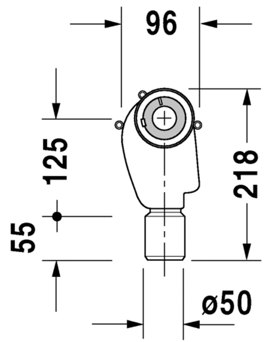 Slika od In-wall-siphon kit **