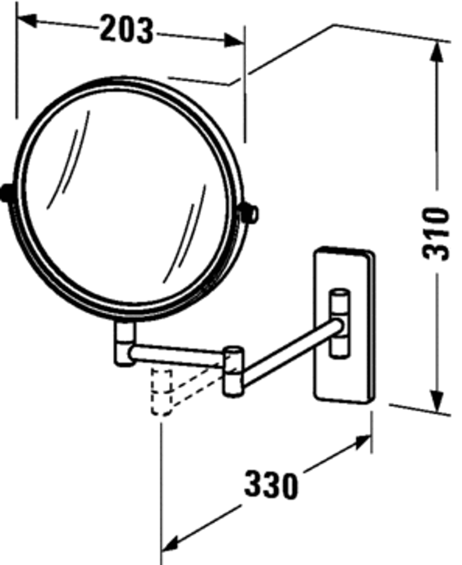 Slika od D-Code Cosmetic mirror