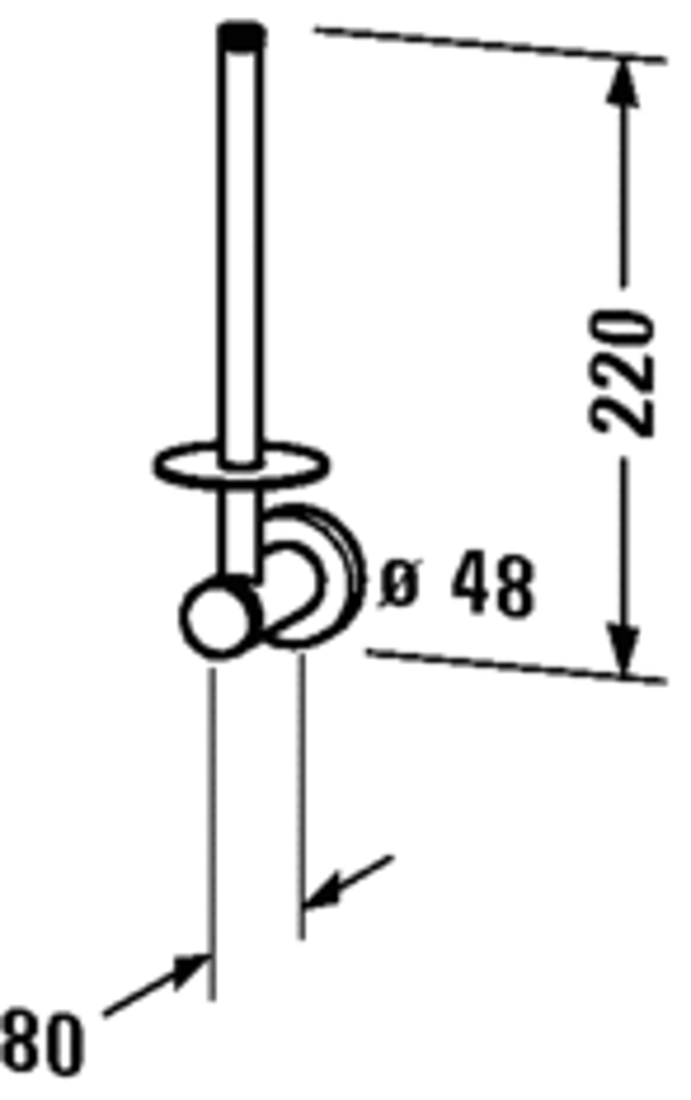 Slika od D-Code Spare paper holder