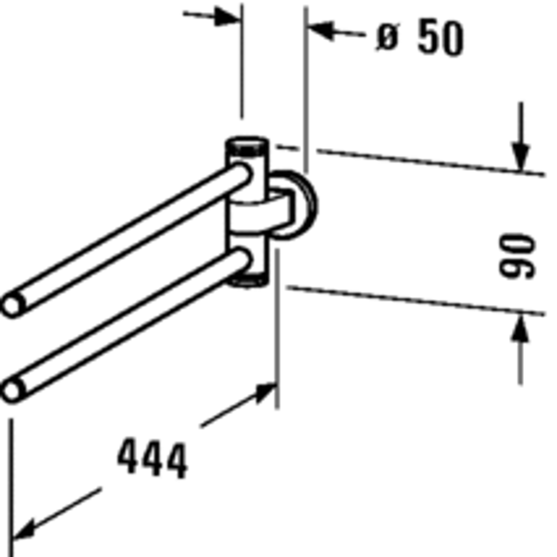 Slika od D-Code Towel rail