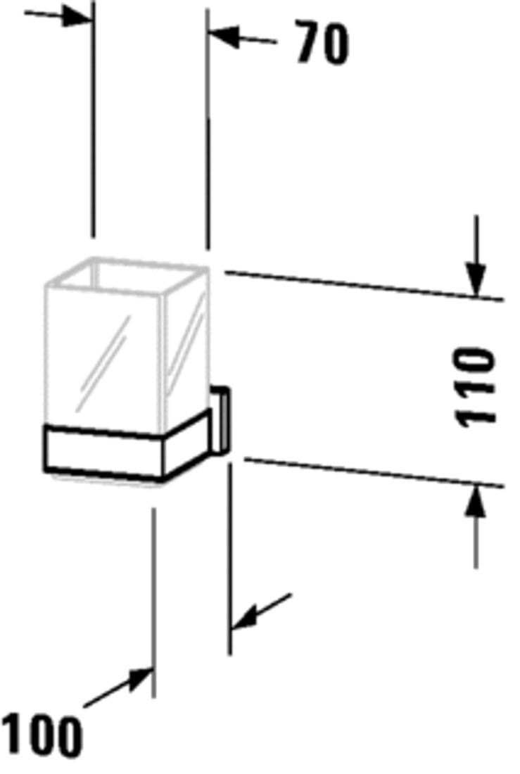 Slika od Karree Glass holder