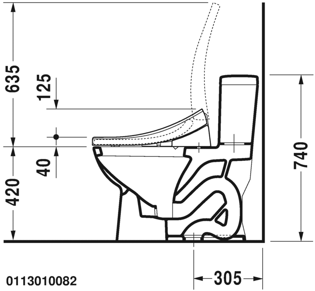 Slika od D-Code One-piece toilet