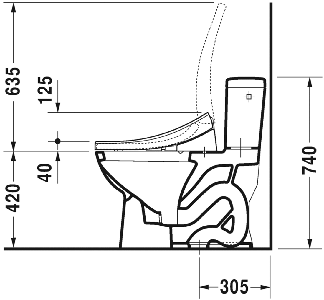 Slika od D-Code One-piece toilet