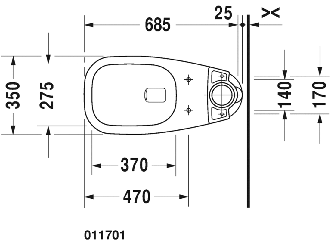 Slika od D-Code Two-piece toilet