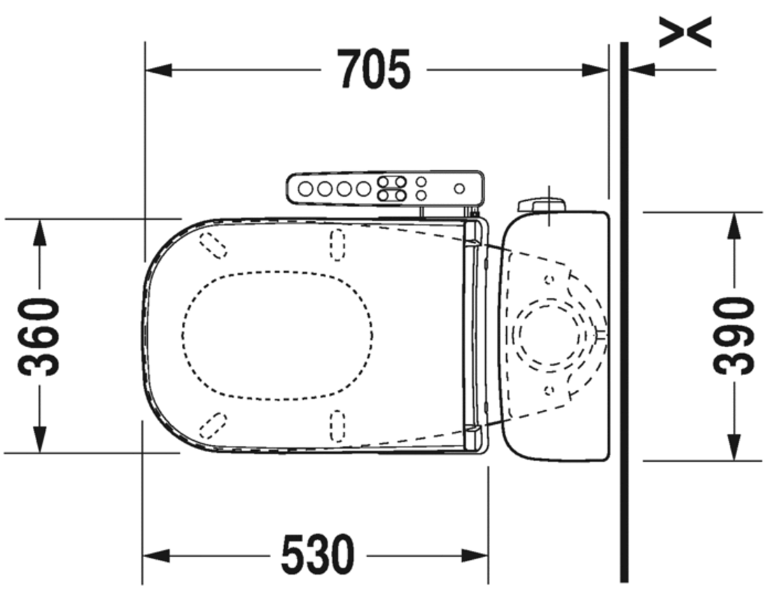 Slika od D-Code Two-piece toilet