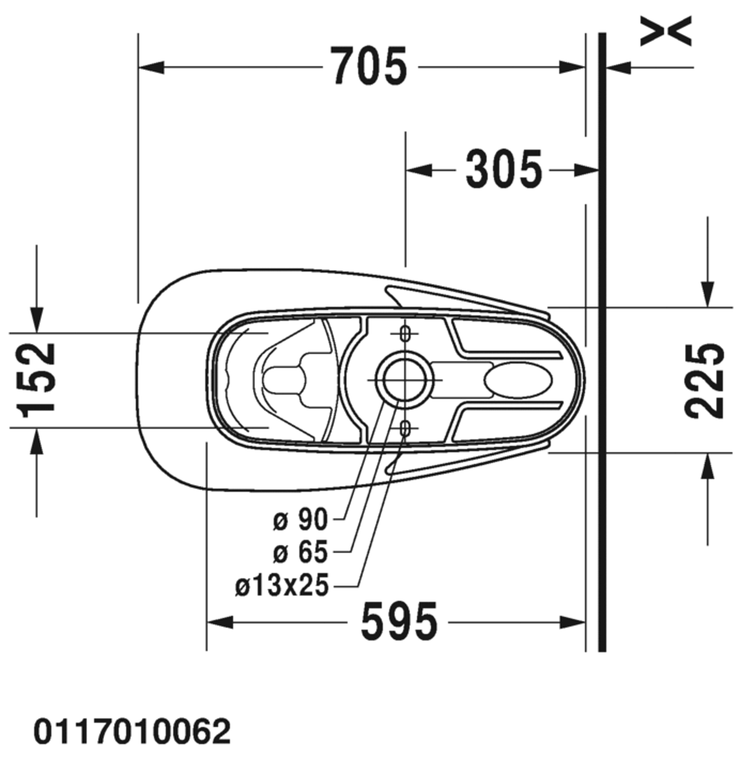 Slika od D-Code Two-piece toilet