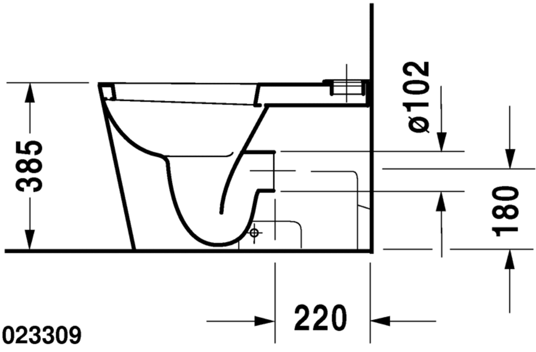 Slika od Starck 1 Toilet close-coupled