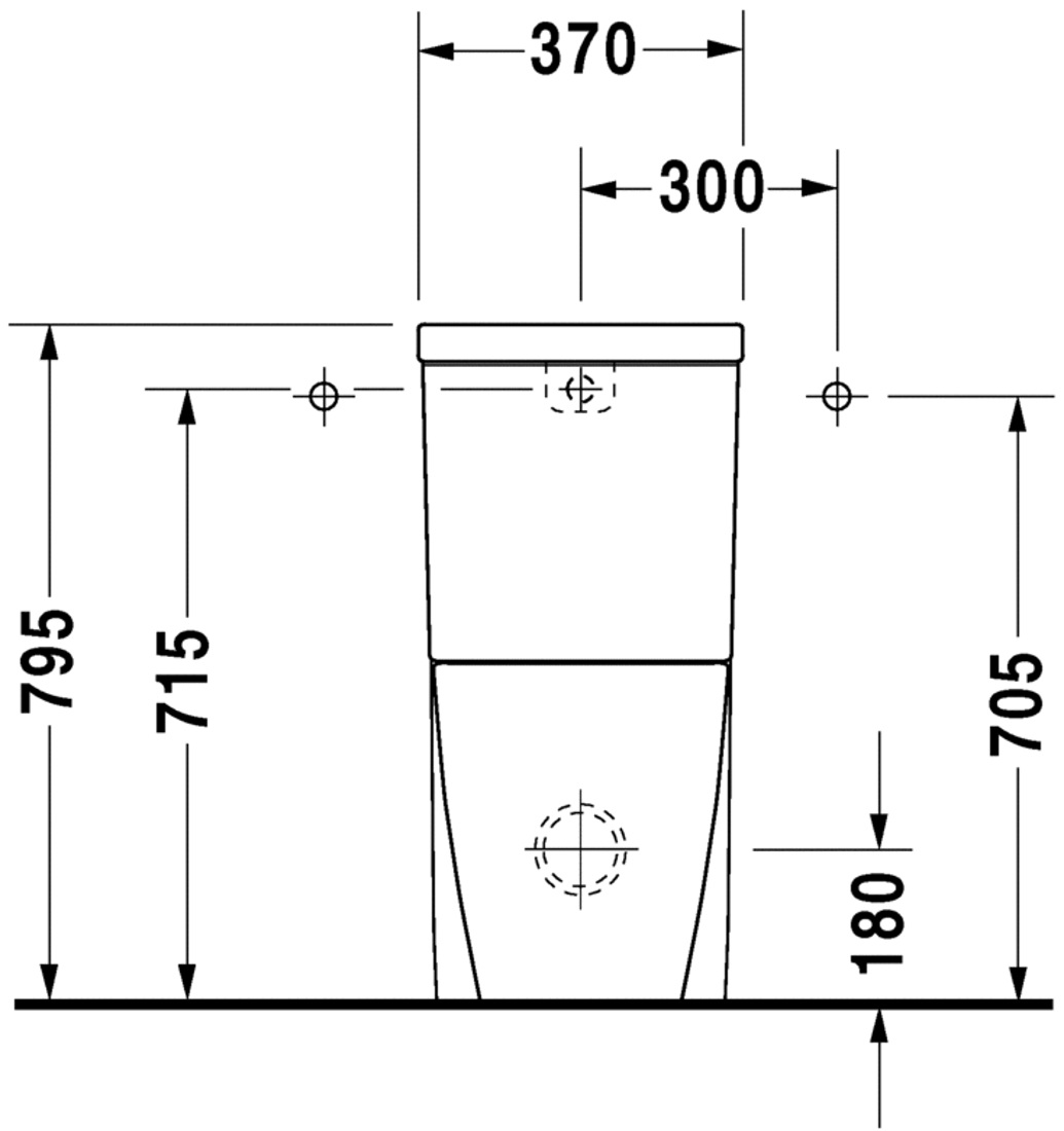 Slika od Starck 2 Toilet close-coupled