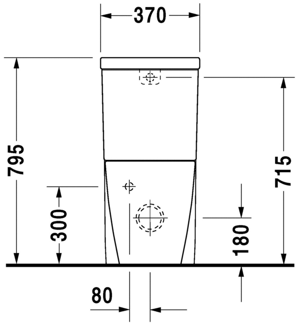 Slika od Starck 2 Toilet close-coupled