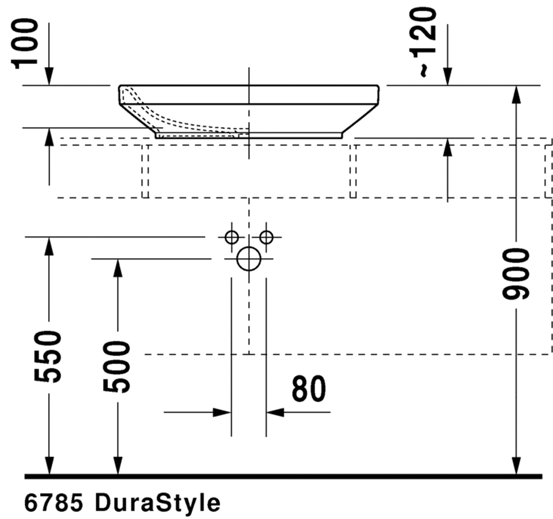 Slika od DuraStyle Washbowl 60