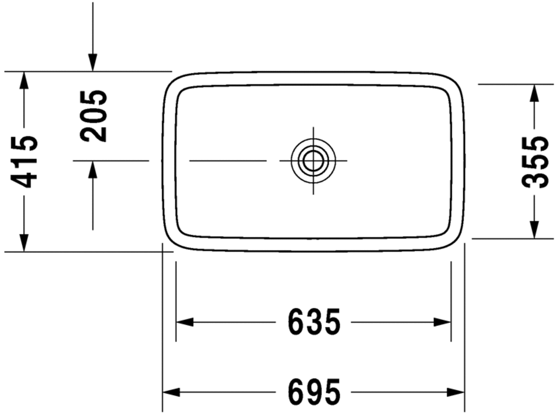 Slika od PuraVida Washbowl 70